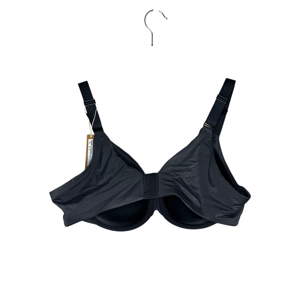 SKIMS NWT Smoothing Intimates Full Coverage Bra Onyx Black Underwire 32B Lined - Picture 4 of 9